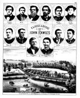 John Rawles, Mrs Matilda Rawles, Lycurgus Rawles, Marcellus Rawles, David Rawles, Mary M. Rawles, Tippecanoe County 1878
